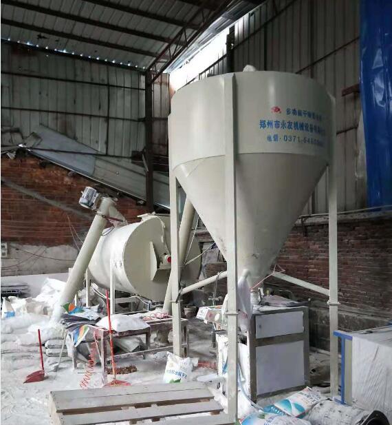 单机简易型干粉砂浆生产线操作流程是什么